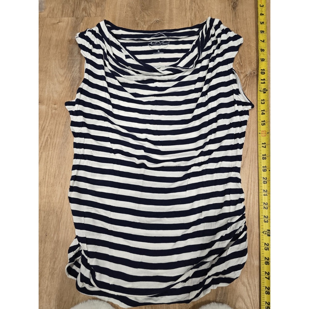 Stylish Striped Cowl Neck Top - I.N.C.‎ International Concepts